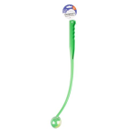 DUVO+ Házecí tyč s tenisovým míčkem (průměr 6cm) -zelený 10x8x62cm