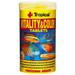 TROPICAL Vitality&Color Tablets 250ml/150g 340ks tabletované krmivo s vybarvujícím účinkem