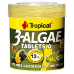 TROPICAL 3-Algae Tablets A 50ml/36g 80ks tabletové krmivo s řasami pro sladkovodní  a mořské ryby