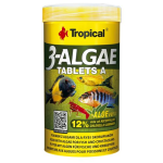 TROPICAL 3-Algae Tablets A 250ml/150g 340ks tabletové krmivo s řasami pro sladkovodní  a mořské ryby