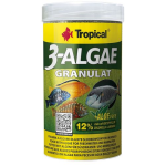 TROPICAL 3-Algae Granulat 100ml/44g krmivo s řasami pro sladkovodní  a mořské ryby