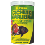 TROPICAL Cichlid Spirulina Large Sticks 1000ml/300g krmivo ve formě plovoucích tyčinek pro velké cichlidy