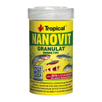 TROPICAL Nanovit Granulat 100ml/70g granulované krmivo pro malé akvarijní ryby