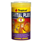 TROPICAL D-Vital Plus 100ml/20g vločkové krmivo pro všechny druhy discusů s vitamínem E