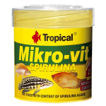 TROPICAL Mikro-vit Spirulina 50ml/32g krmivo pro rybí potěr s dodatkem spiruliny