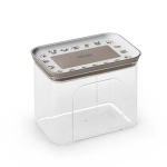 STEFANPLAST Snack Box obdélníková vzduchotěsná dóza 2,2l bílá/světle šedá