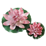 HOBBY Rostlina umělá Water Lily, pink 20cm